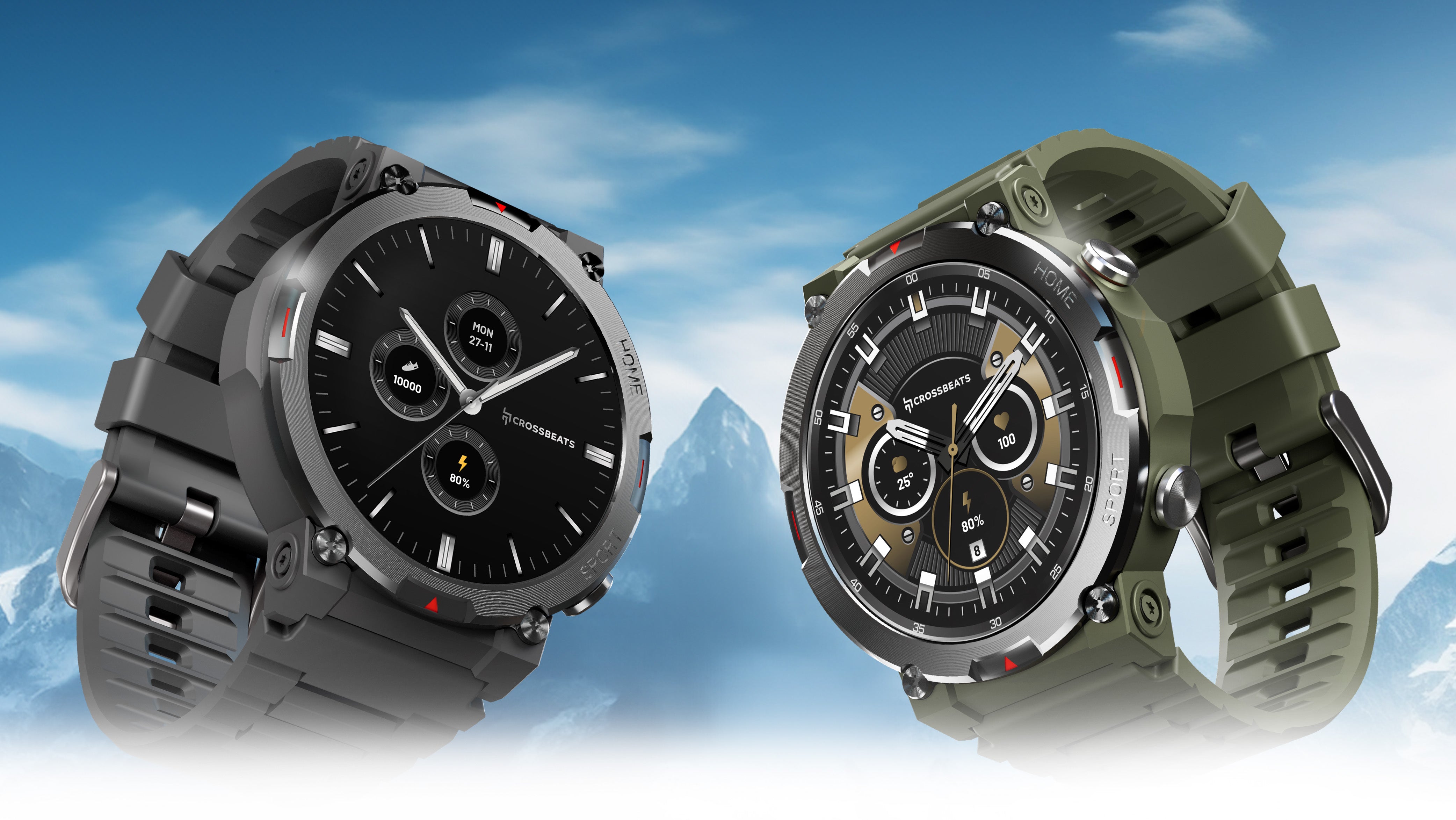 Unleash Adventure with Crossbeats Everest Smartwatch