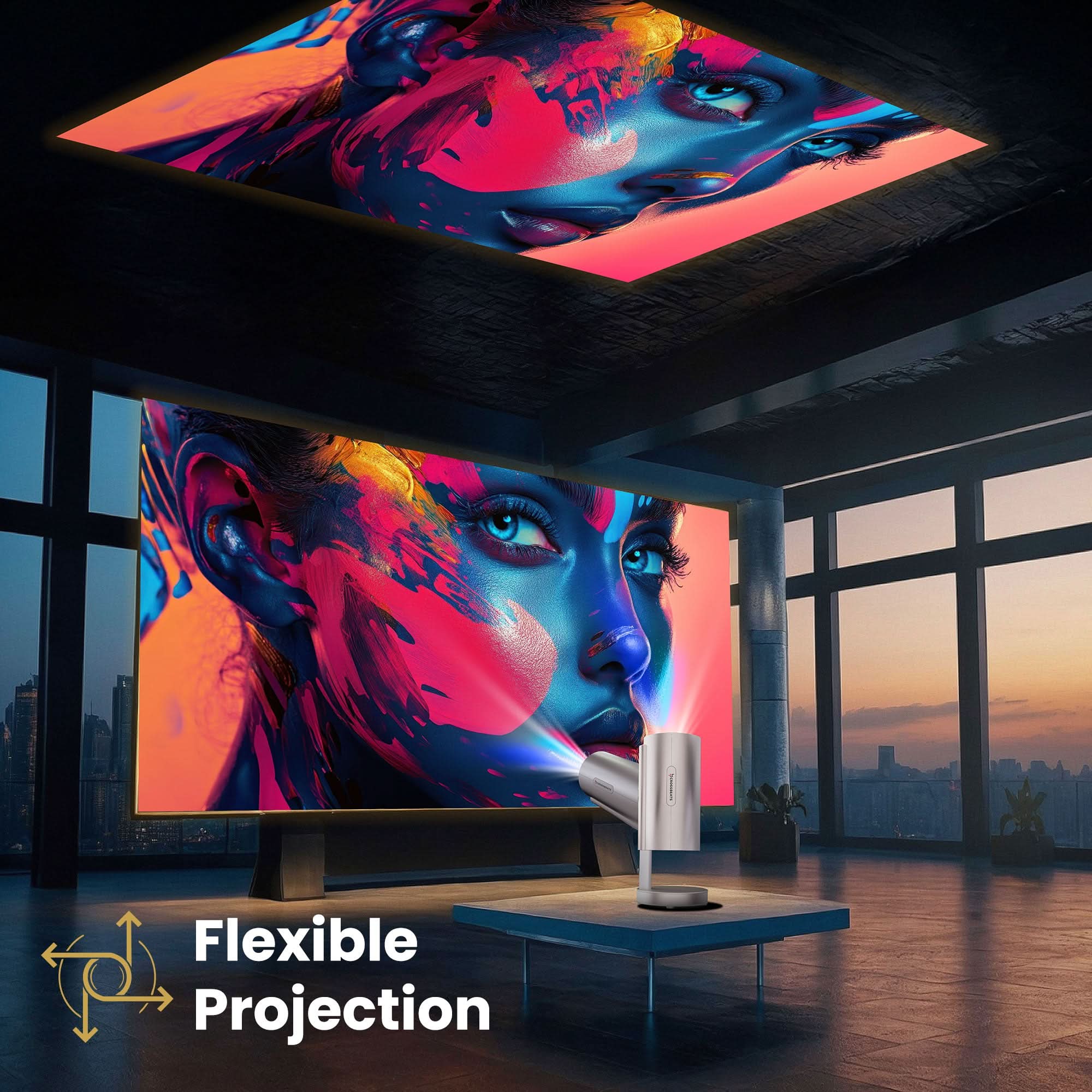 LumeX Projector + Blaze B50 Soundbar Combo