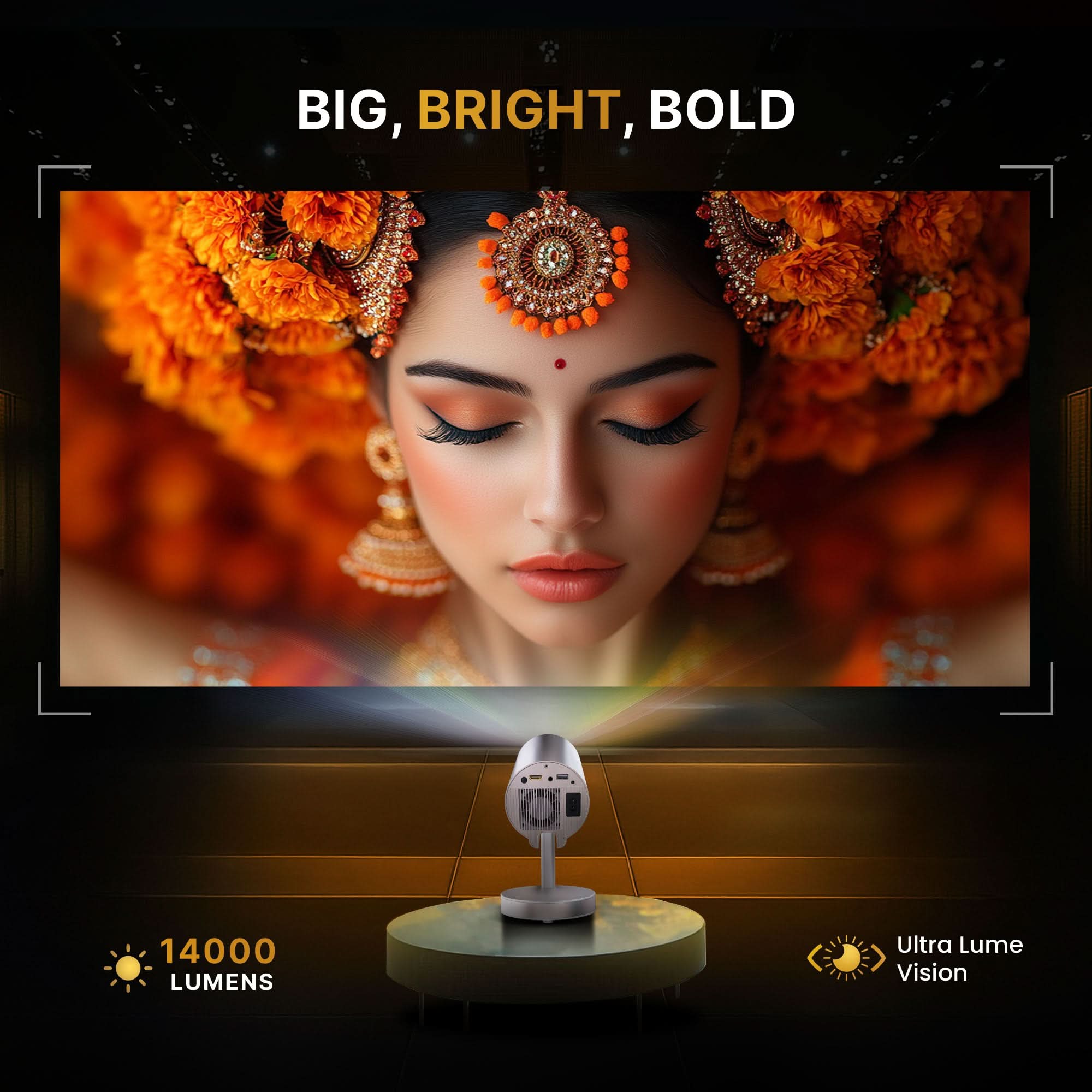 LumeX Projector + Blaze B50 Soundbar Combo