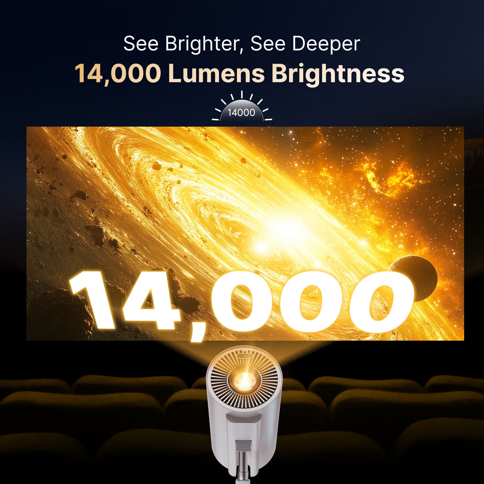 Lumex Pro Projector + Blaze B1000 Home Theater