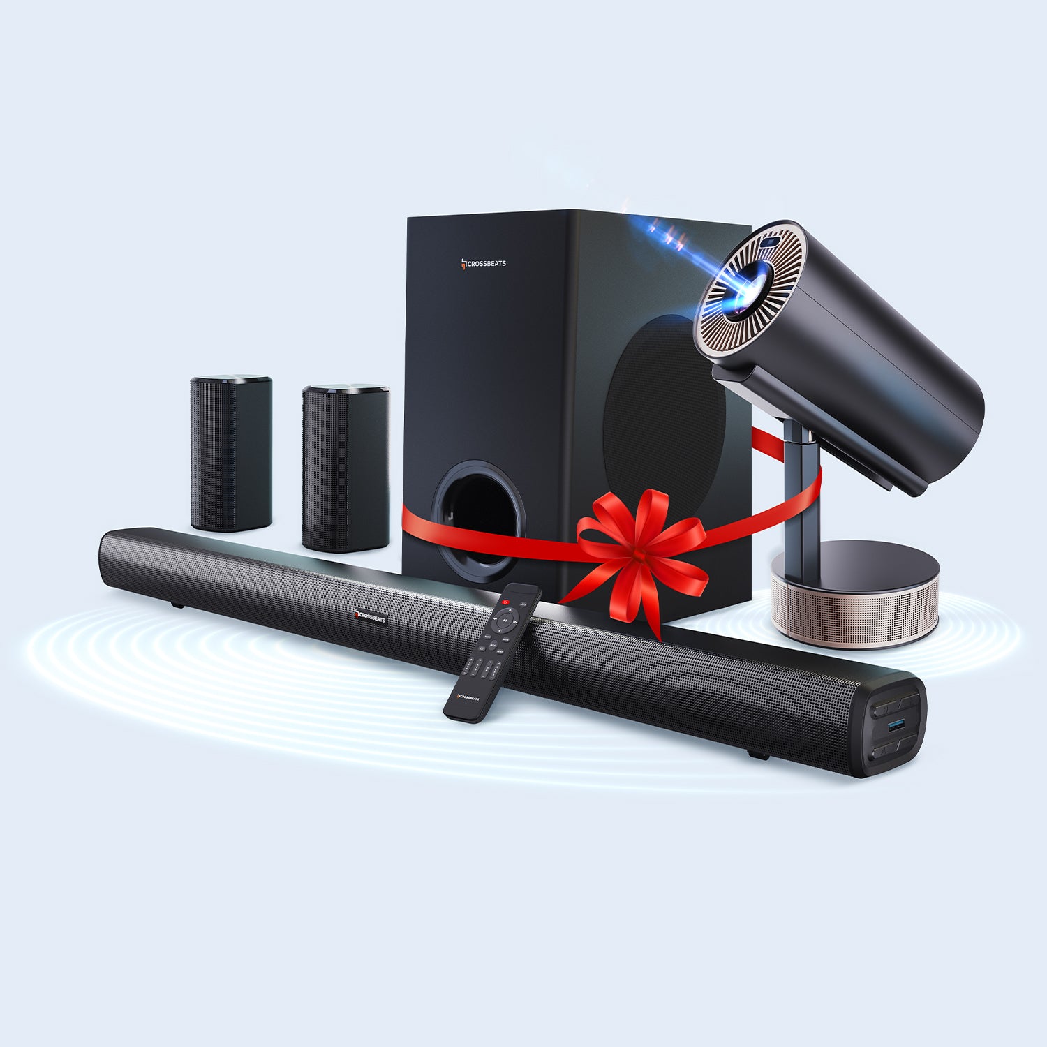 Lumex Pro Projector + Blaze B1000 Home Theater