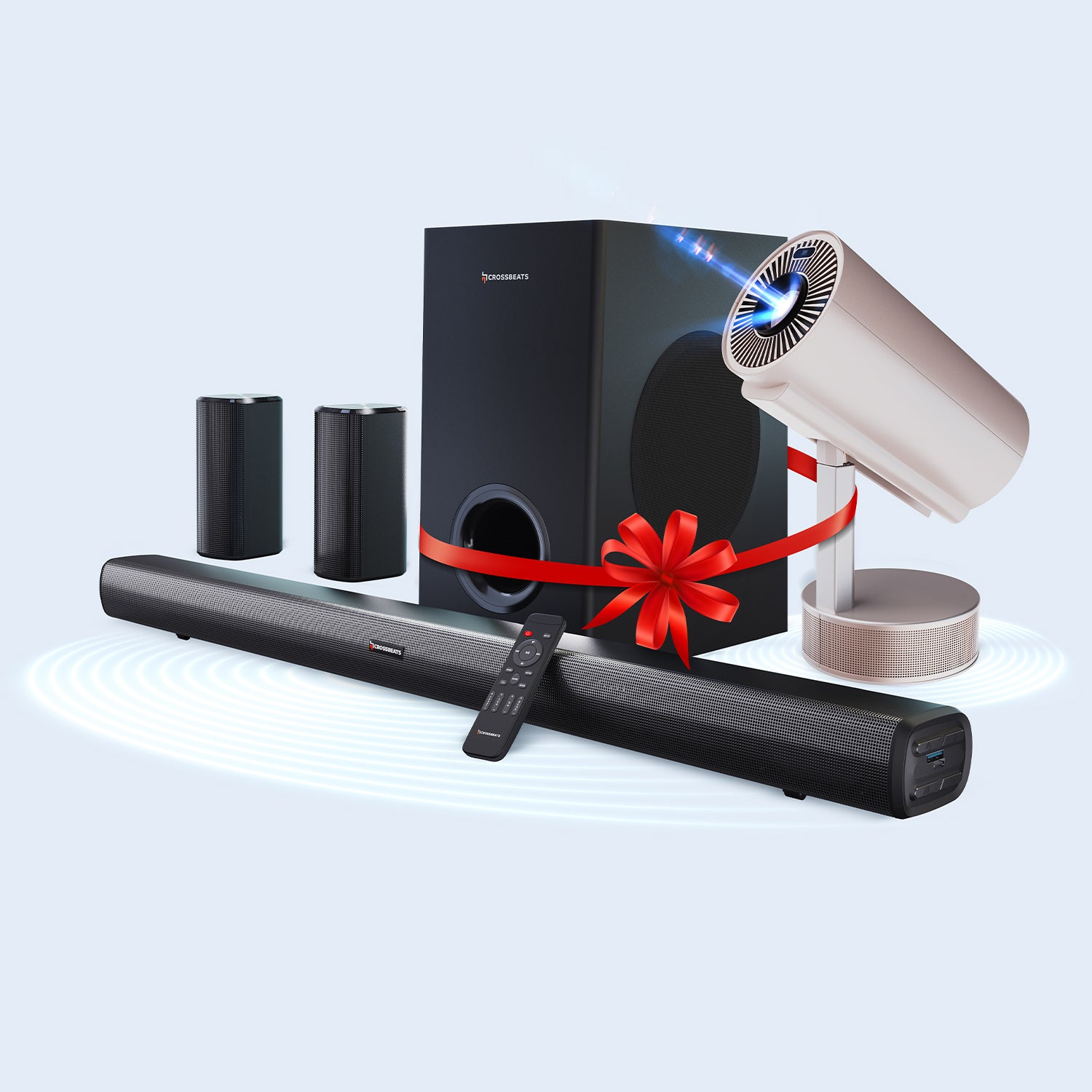 Lumex Pro Projector + Blaze B1000 Home Theater