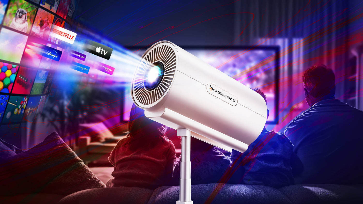 Top 5 Reasons Why you need the Crossbeats LumeX Smart Projector?