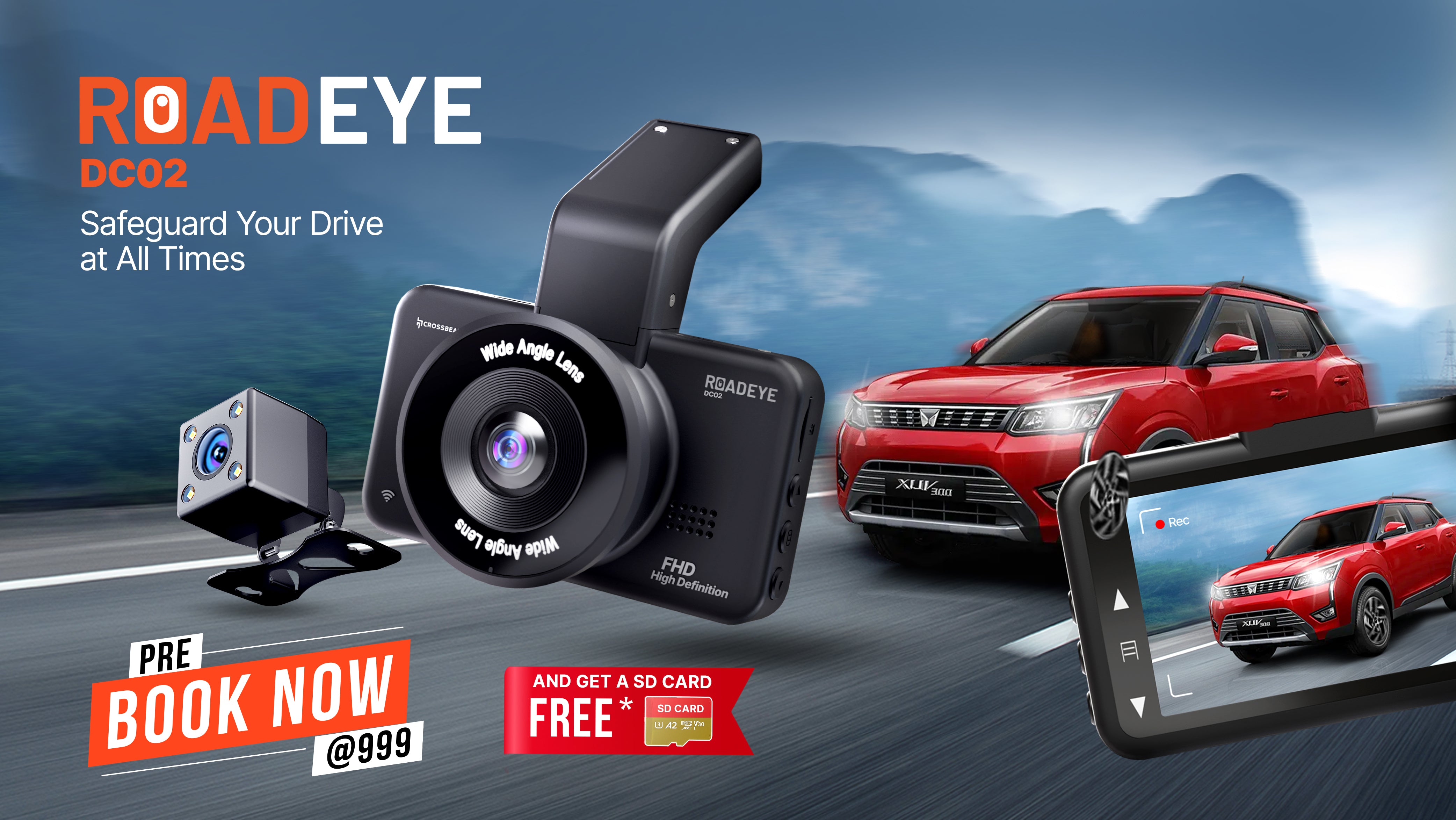 Elevate Your Driving Experience with  the RoadEye Dashcam