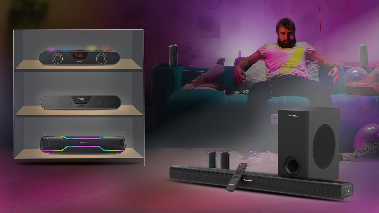 Why Crossbeats Soundbars are the perfect choice for Holi celebration 2025