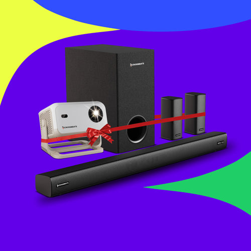 Blaze B1100 Dolby Audio Home Theater + Lumex CINE Projector Combo
