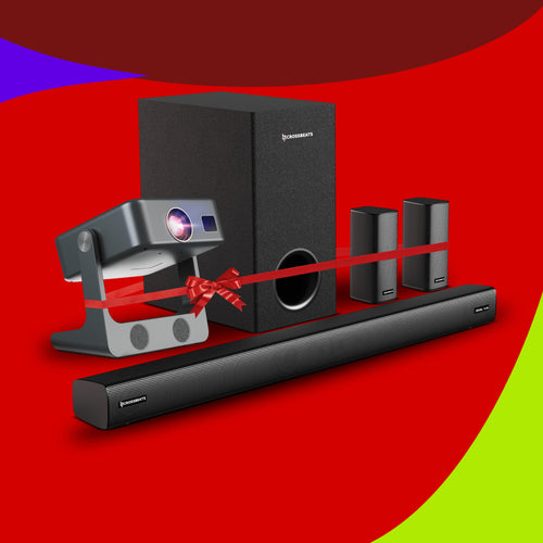 Blaze B1100 Dolby Audio Home Theater + Lumex SOLIS Projector Combo