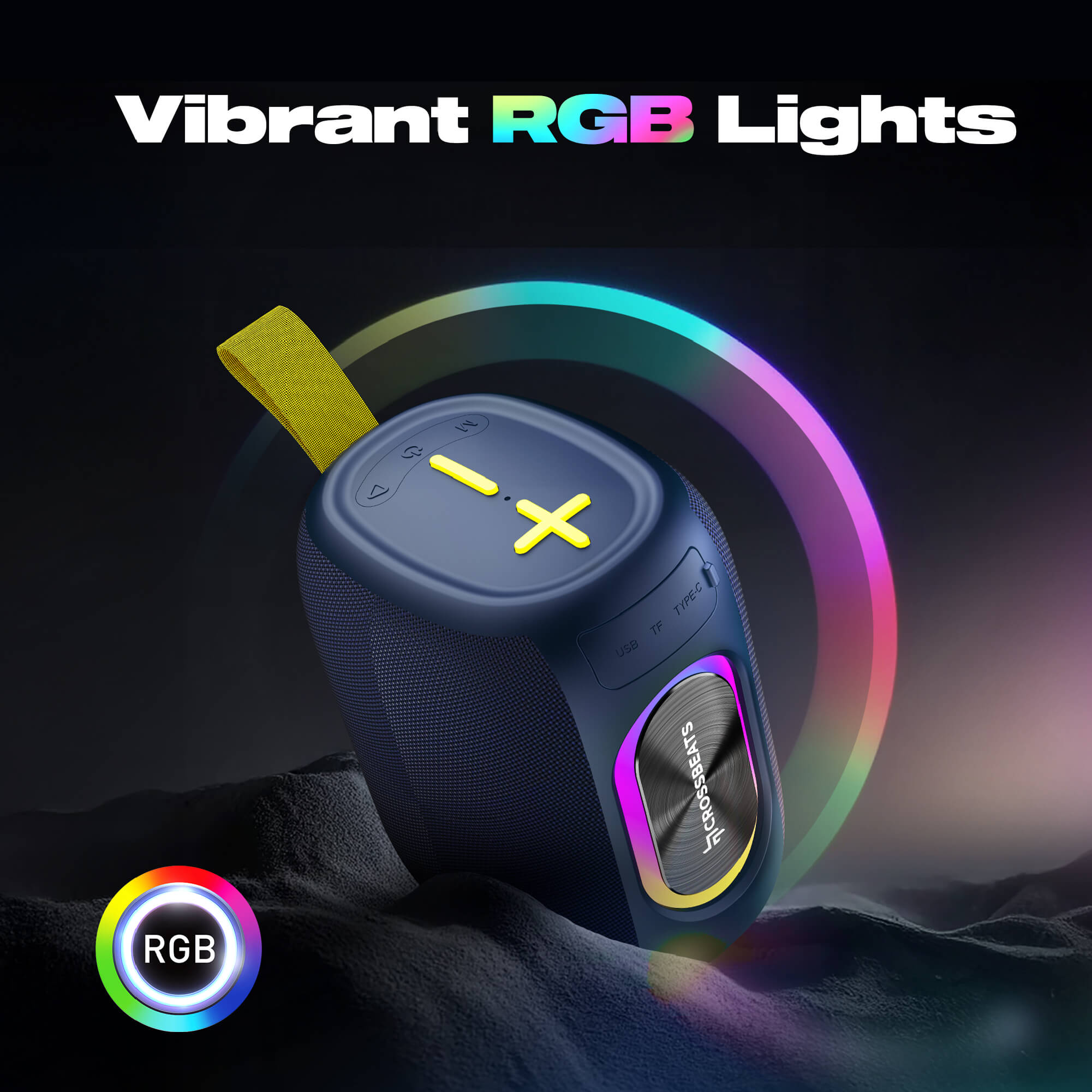 Jam Box Bluetooth Speaker | 20W Sound, TWS Pairing & Karaoke Mode