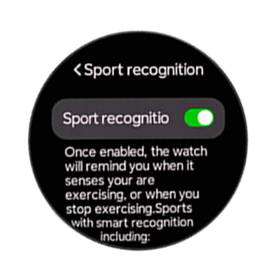 Workout Recognition