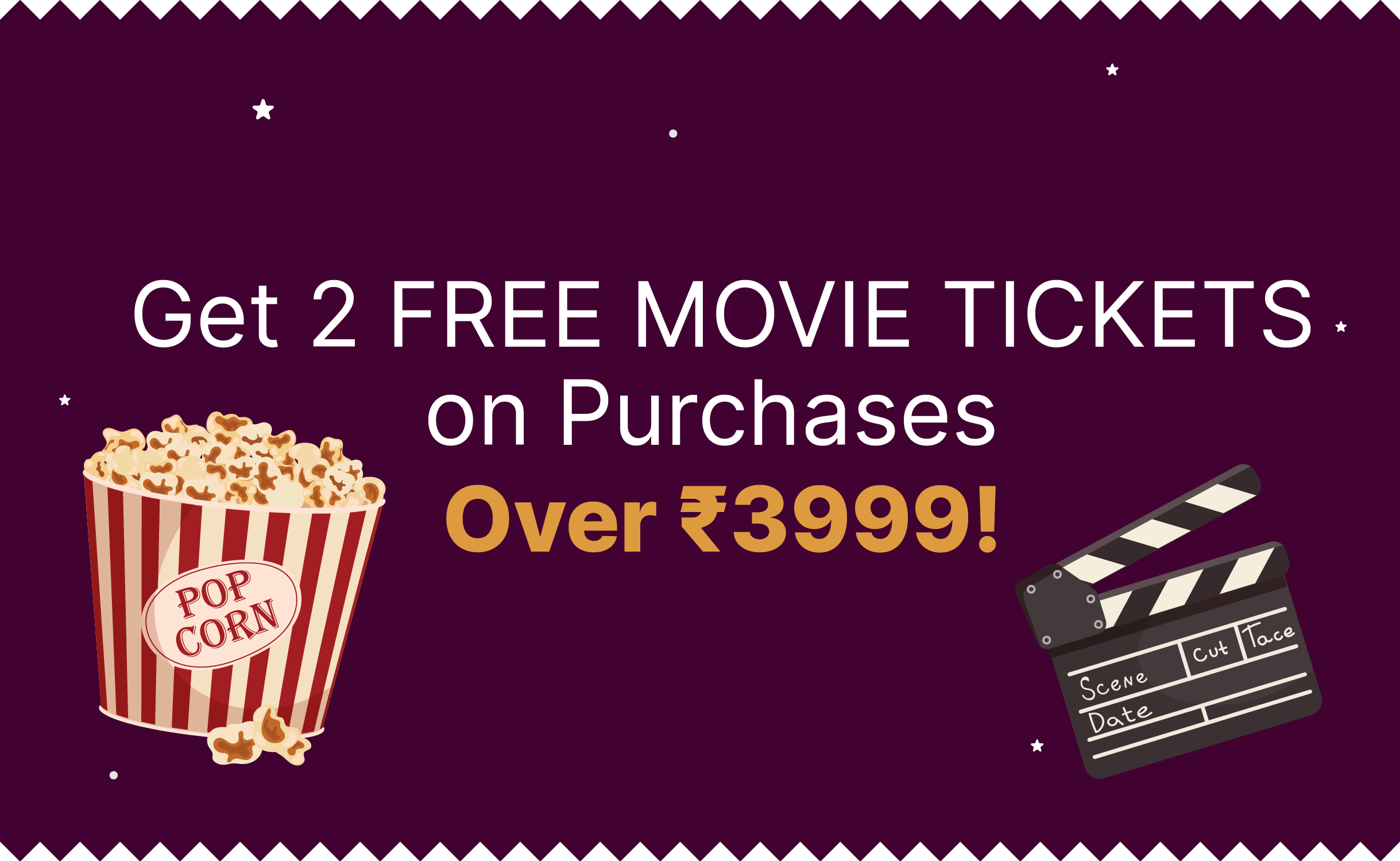 Free 2 movie Tickets