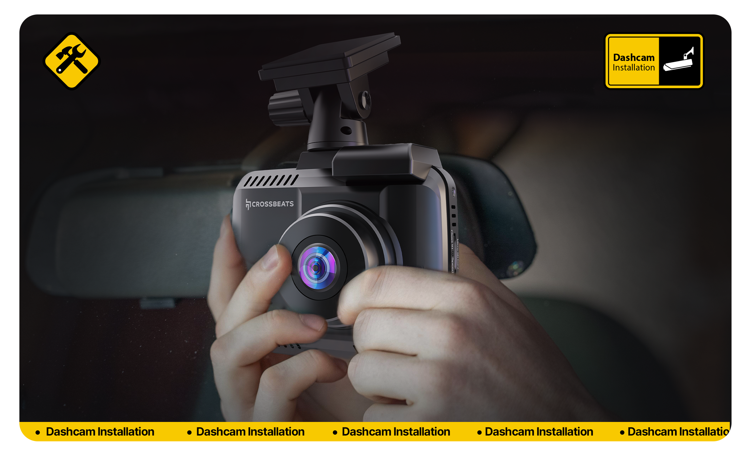 RoadEye DC03 Dashcam Installation